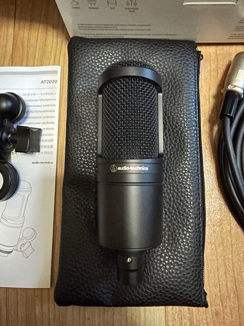 【箱汚れあり】audio-technicaAT2020コンデンサーマイク 箱汚れあり】audio-technicaAT2020コンデンサーマイク 箱汚れあり