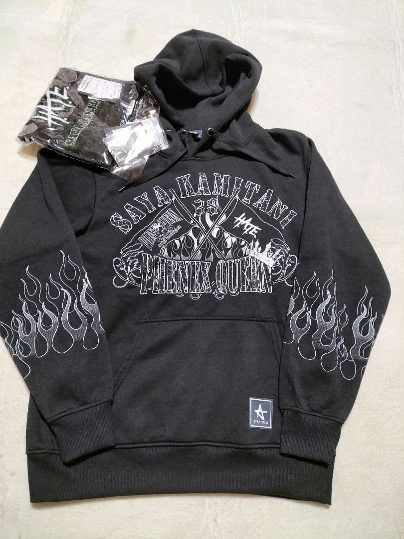 STARDOM 上谷沙弥パーカー PHENEX QUEEN タオル+ステッカー付