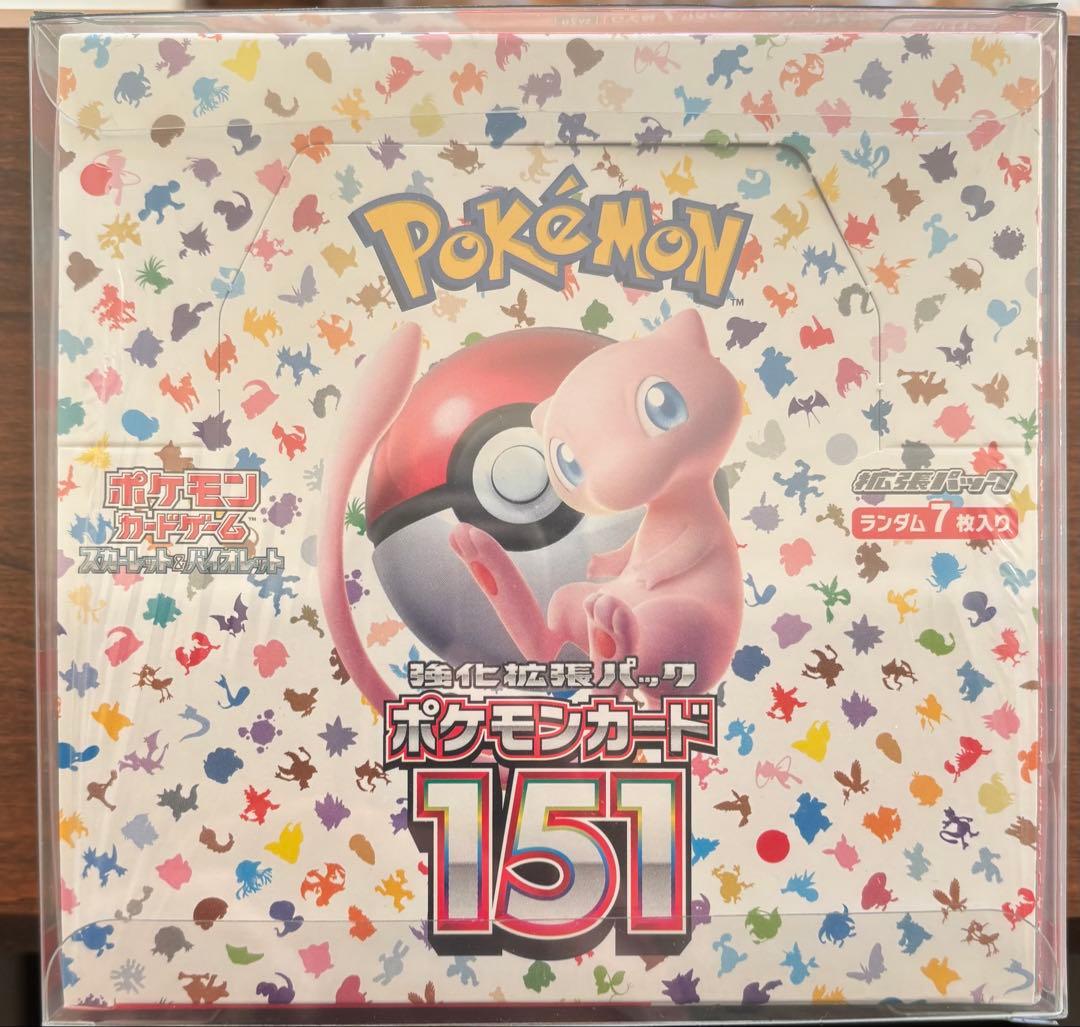 【シュリンク付き】ポケモンカード151 未開封1BOX ポケモン151未開封BOXシュリンク付き