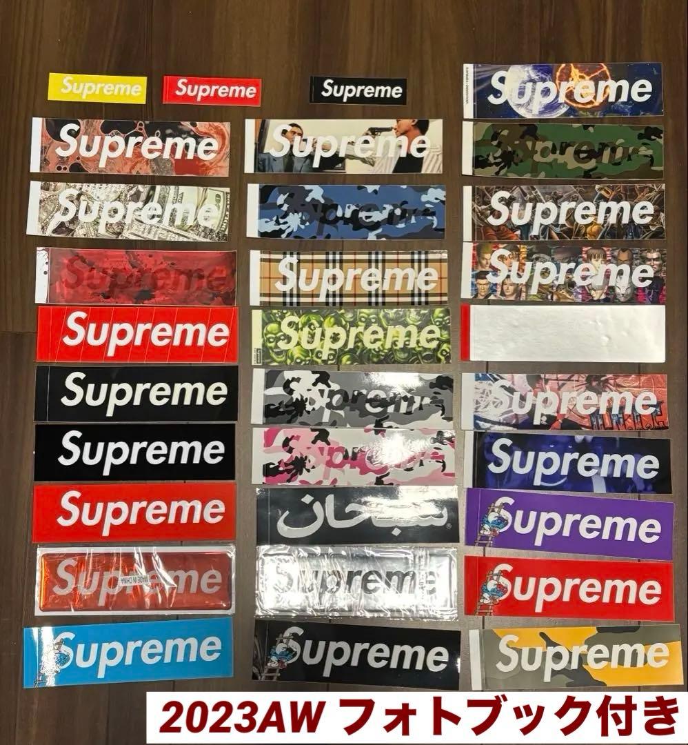 Supreme BOX LOGO ステッカー セット スタイルブック付き