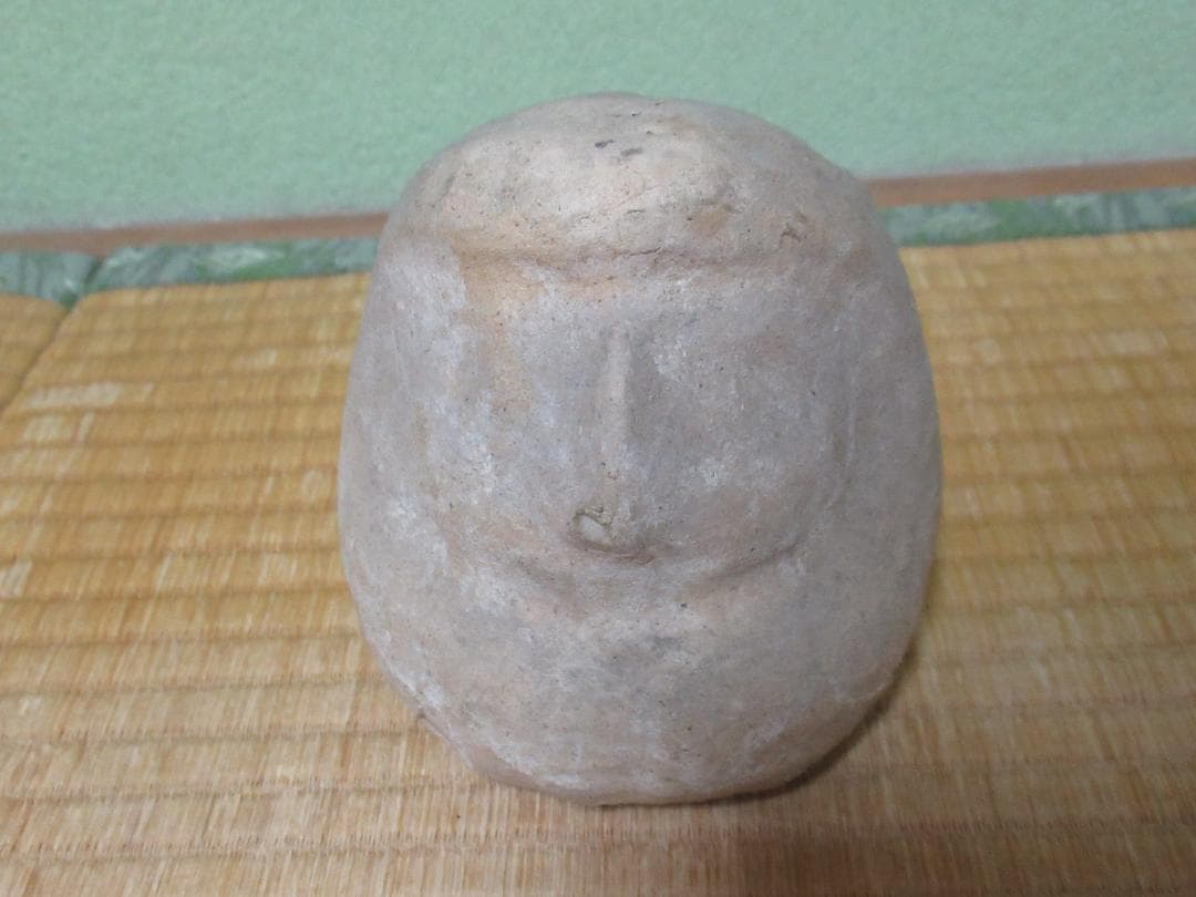 希少大正時代◆相州だるま 子だるま 張り子された状態 木製木型 高さ12.1cm