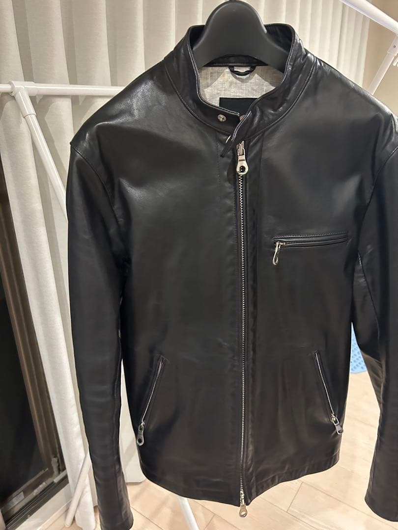 ⚠️最終値下げ⚠️CINQUANTE ブラックホースライダースジャケット サイズ48