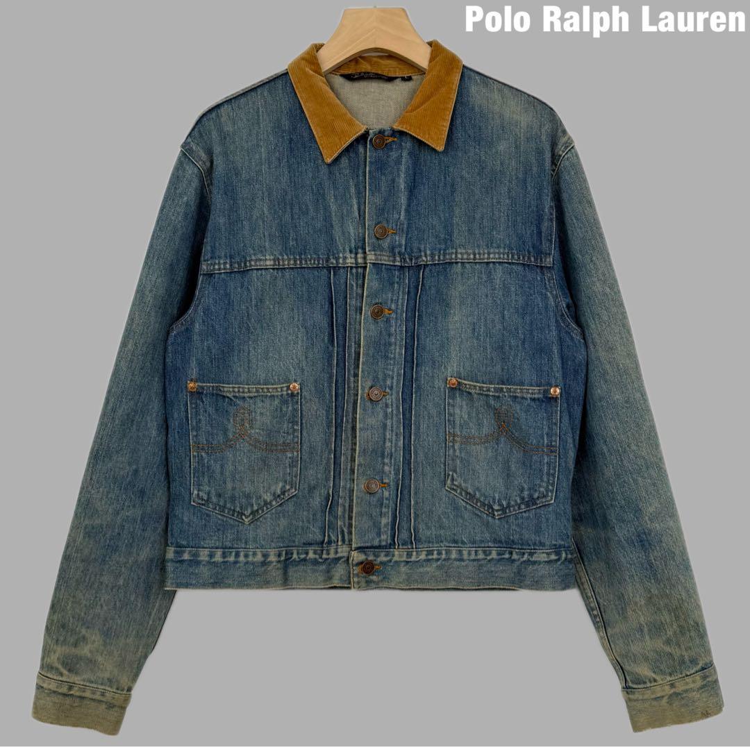 希少 ポロ ラルフローレン 80s 三角タグ 2nd 101 デニムジャケット