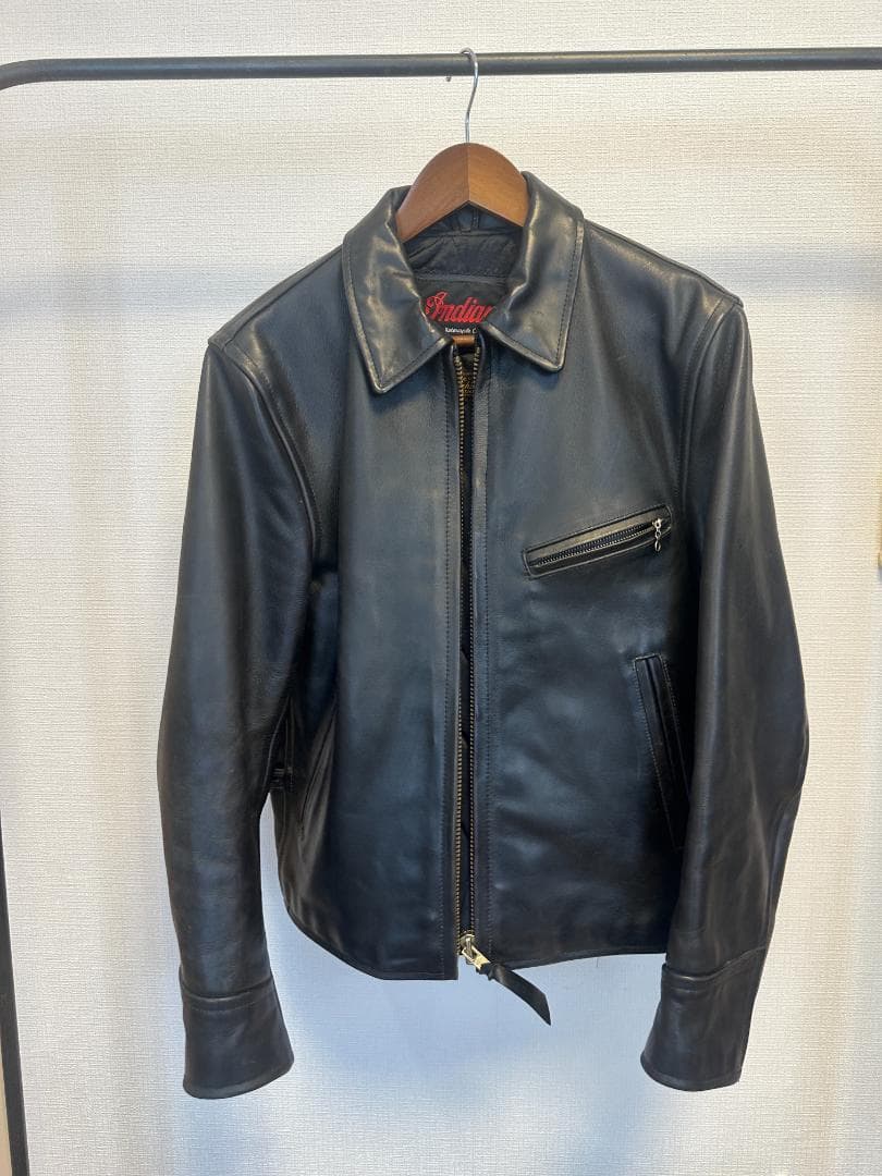 インディアン☆Indian Motorcycle☆シングルライダースジャケット