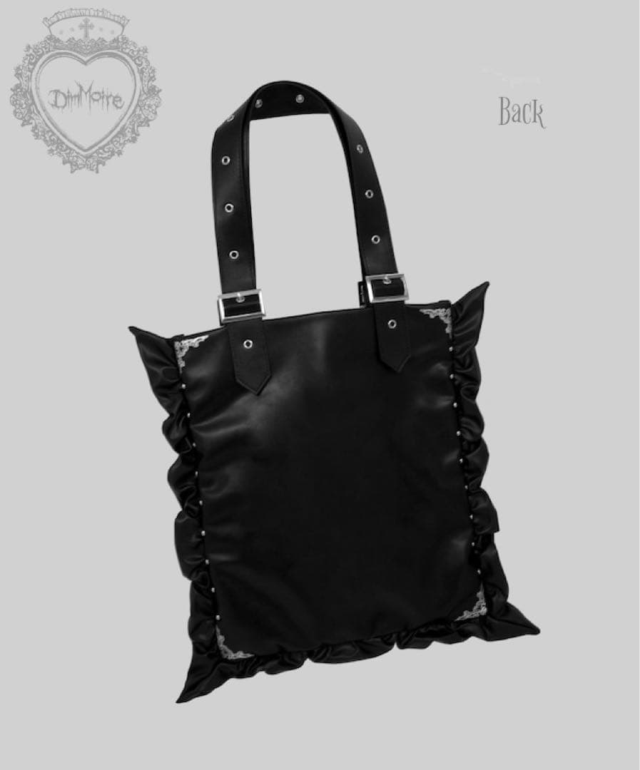 送料無料 dimmoire ディムモアール HeartCoreフリルトートバッグ