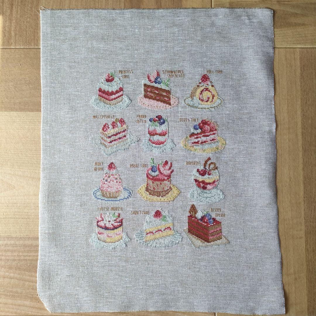 完成品》ホビーラホビーレ Strawberry sweet クロスステッチ - メルカリ