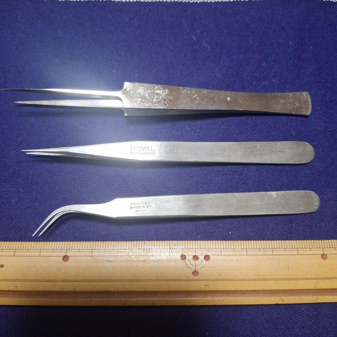  ステンレスピンセットセット