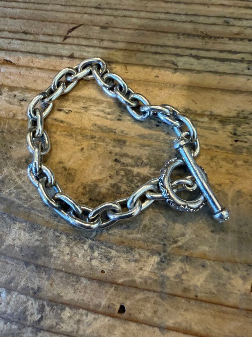 legend レジェンド　シルバーチェーンブレスレット トグル式