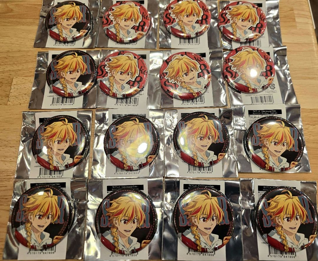 fate/strange fake cafe リチャード1世　缶バッジ　カード Fate/strange fake カフェ 缶バッジ リチャード1世 - メルカリ