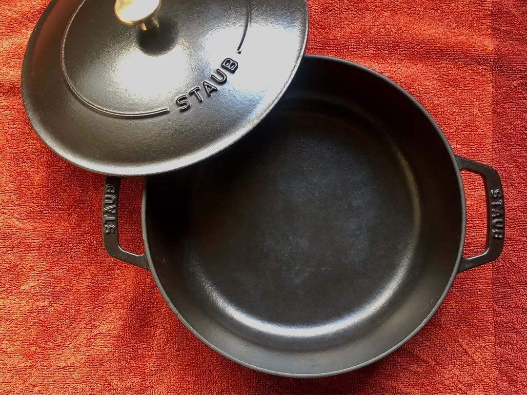 ストウブ STAUB ブレイザー ソテーパン ブラック 24cm - メルカリ