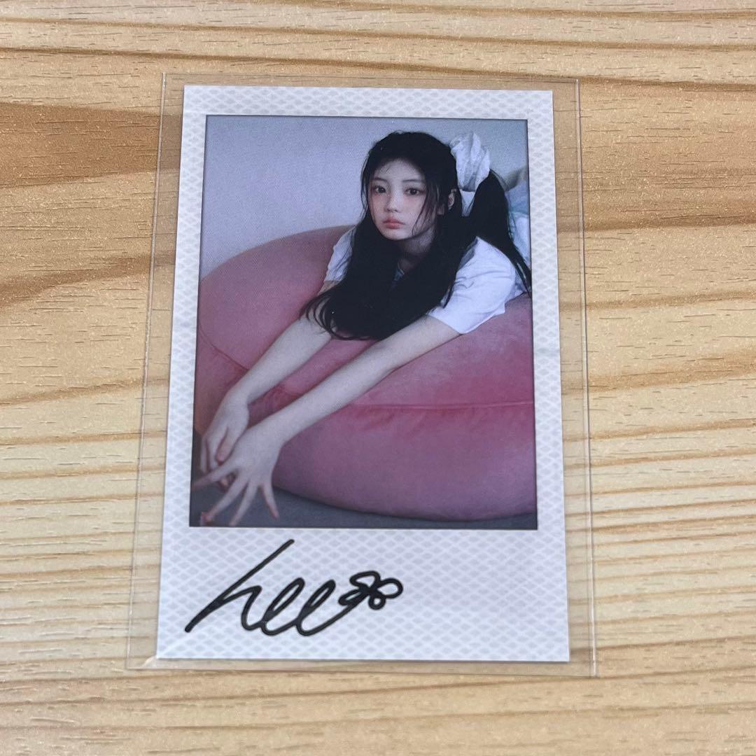 illit 時よ止まれ ウォンヒ 初回限定盤 スクエアフォトカード チェキ