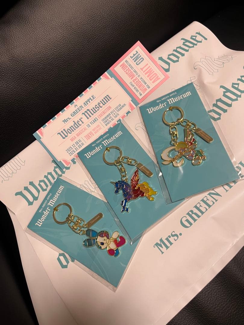 ミセス『Wonder Museum』ステンドグラスキーホルダー 3点セット+α