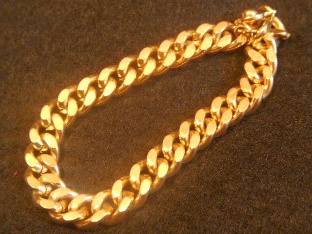 遺品整理品 喜平型 ゴールド チェーン ブレスレット