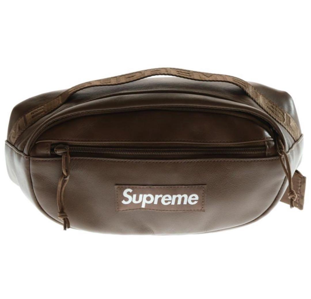 24AW Supreme レザーボディバッグ ブラウン Buy Supreme Leather Waist Bag 'Brown' - FW24B43 BROWN | GOAT