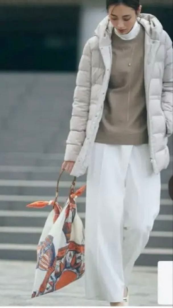 23区【VERY掲載/新色追加】シレータフタ ミドル丈 ダウンコート 40号