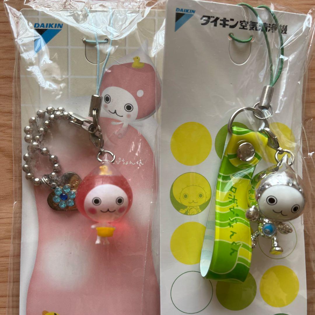 ダイキン工業ぴちょんくん非売品ストラップ2個セット - メルカリ