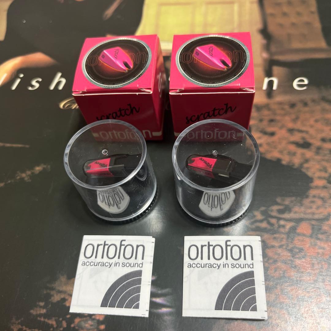 新品未使用品ortofon レコード針のみ2個セット ortofon オルトフォン CONCORDE DJカートリッジ レコード針 2本セット
