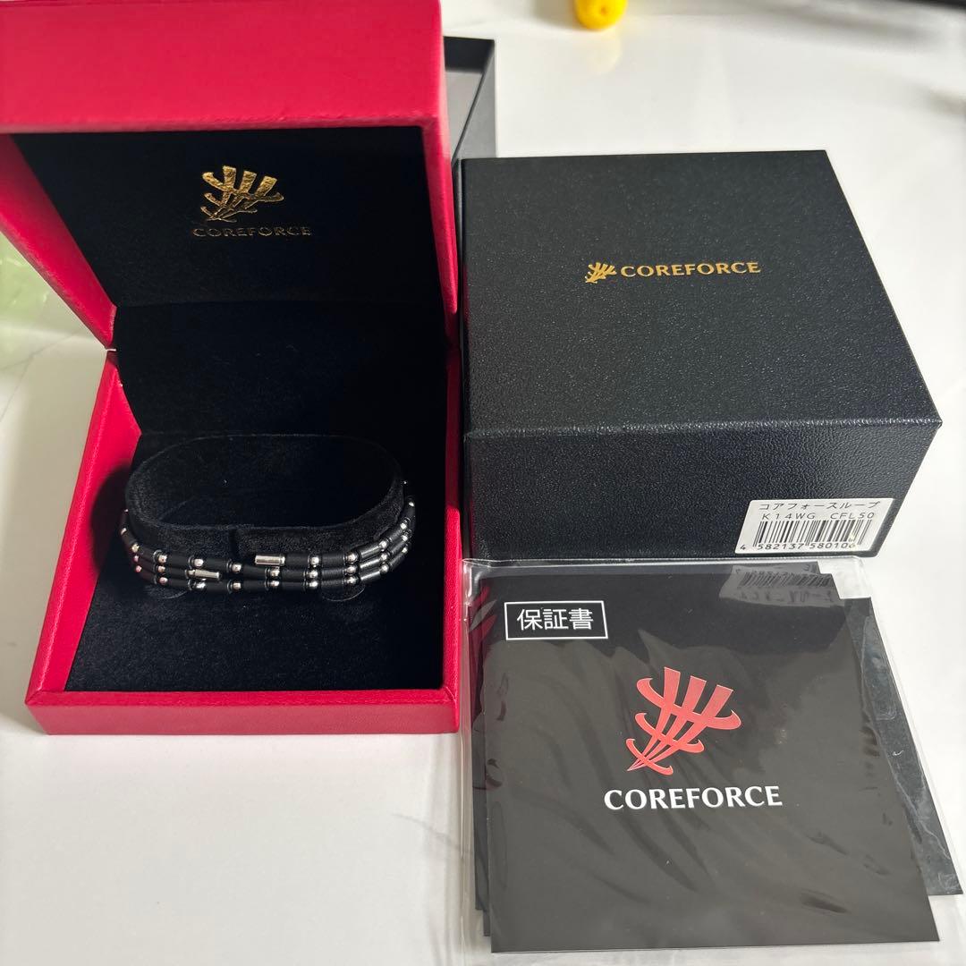 COREFORCE K14WG CFL50 ブラックブレスレット