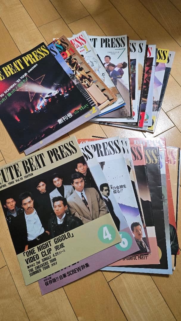 CUTE BEAT PRESS チェッカーズ 会報 CUTE BEAT PRESS vol.29 #チェッカーズ #藤井フミヤ #藤井尚之 #高杢