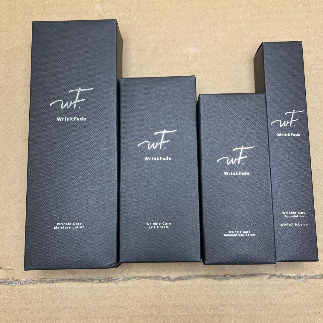 WrinkFade リンクフェード 4点　(化粧水・美容液・ファンデ・クリーム)