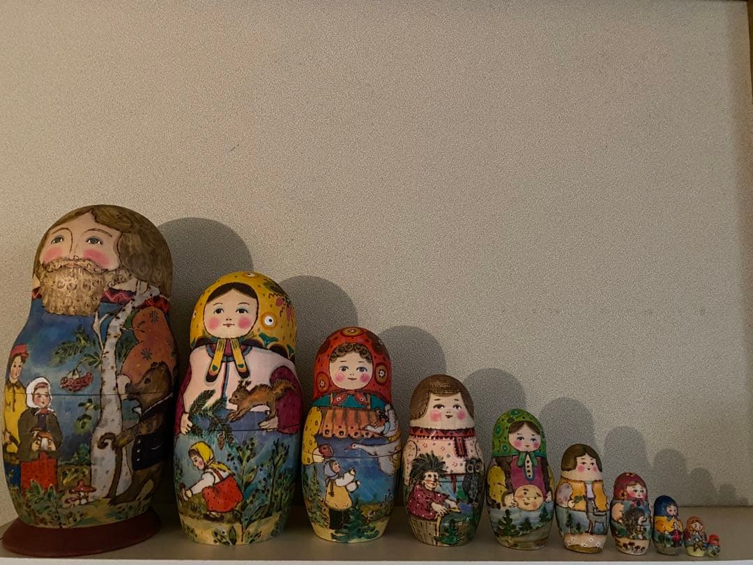 アーニャリャボアマトリョーシカ、作家マトリョーシカ、マトリョーシカロシア マトリョーシカ