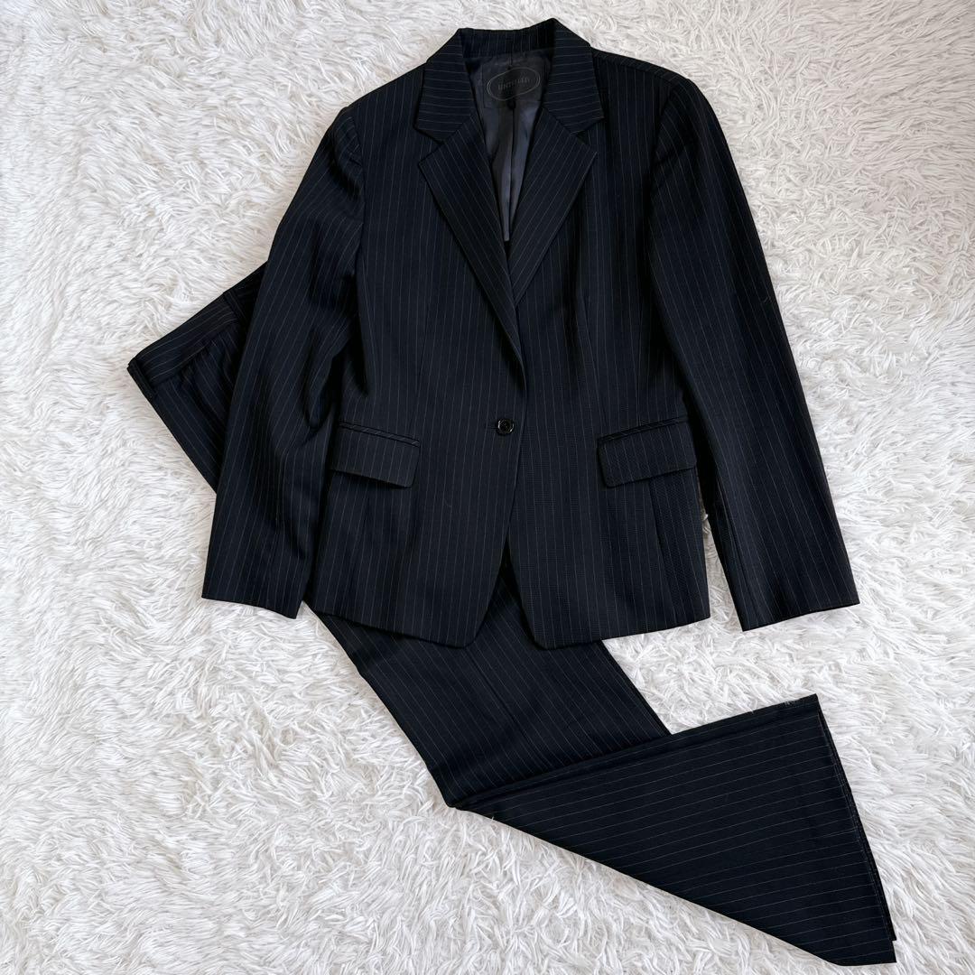 ✨美品✨UNTITLED アンタイトル パンツスーツ ストライプ 大きいサイズ