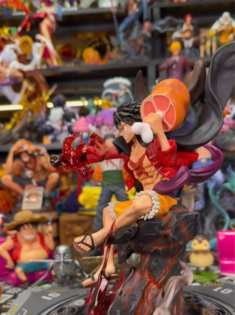 ワンピース ルフィ【 流桜】ガレージキット フィギュア 1/8 POP サイズ