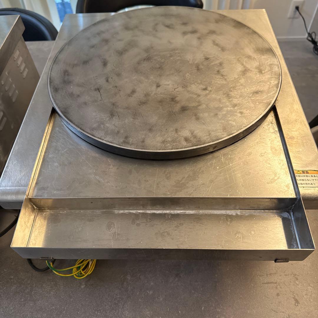 業務用電気クレープ焼き器 家庭使用可 キプロスター - メルカリ