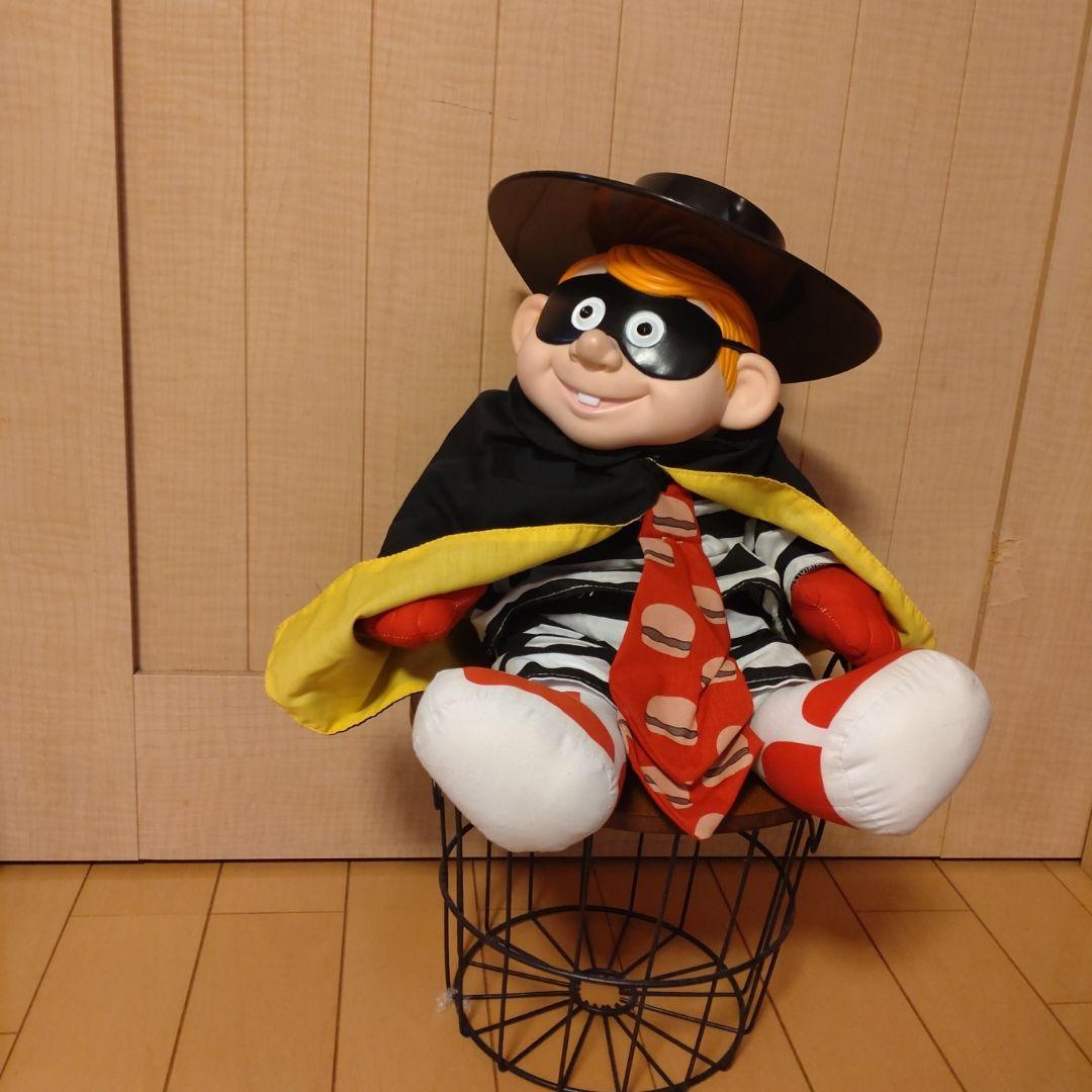 ハンバーグラー ぬいぐるみ、マクドナルド　ビンテージ　人形