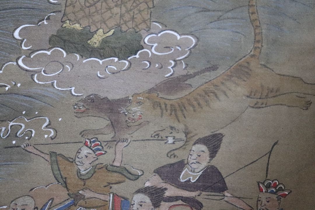 中国 古仏画 ニ河白尊之圖 絹本肉筆 掛軸 送料込み250716 - メルカリ