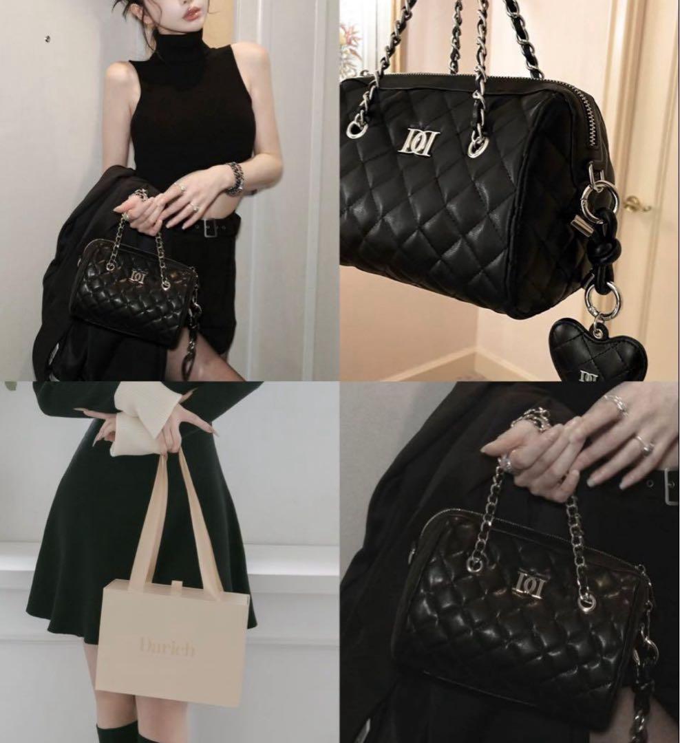 新品未開封　darich 新宿5周年　ノベルティ　キルティングミニボストンバッグ