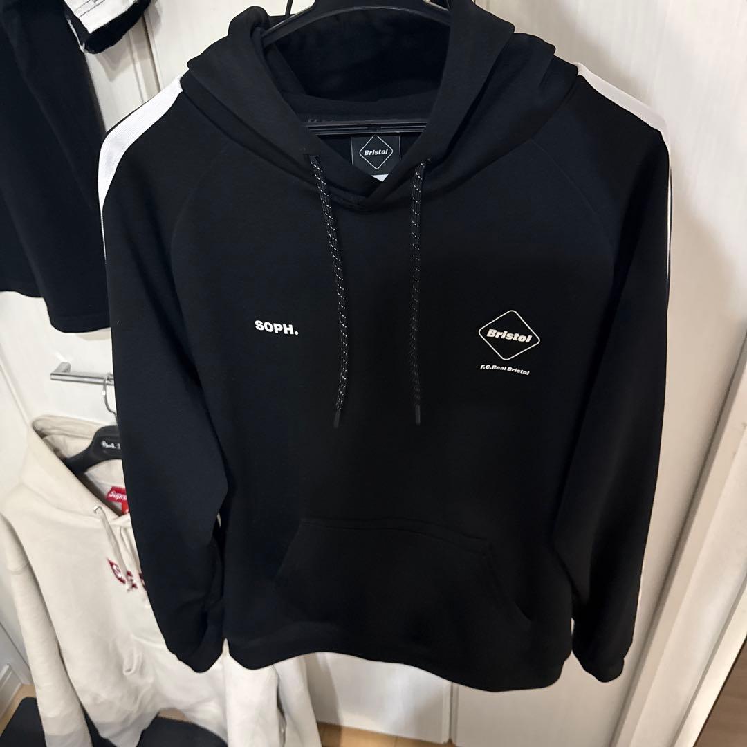 SOPPL ブラック パーカー サイドストライプ Jungle Storm（ジャングルストーム） パーカー 「13」ブラストデニム