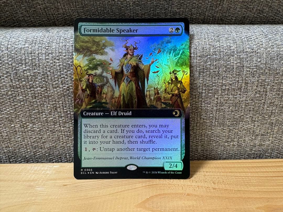 foil 並外れた語り部/Formidable Speaker 拡張アート MTG ローウィンの昆明ECL 並外れた語り部/Formidable Speaker FOIL