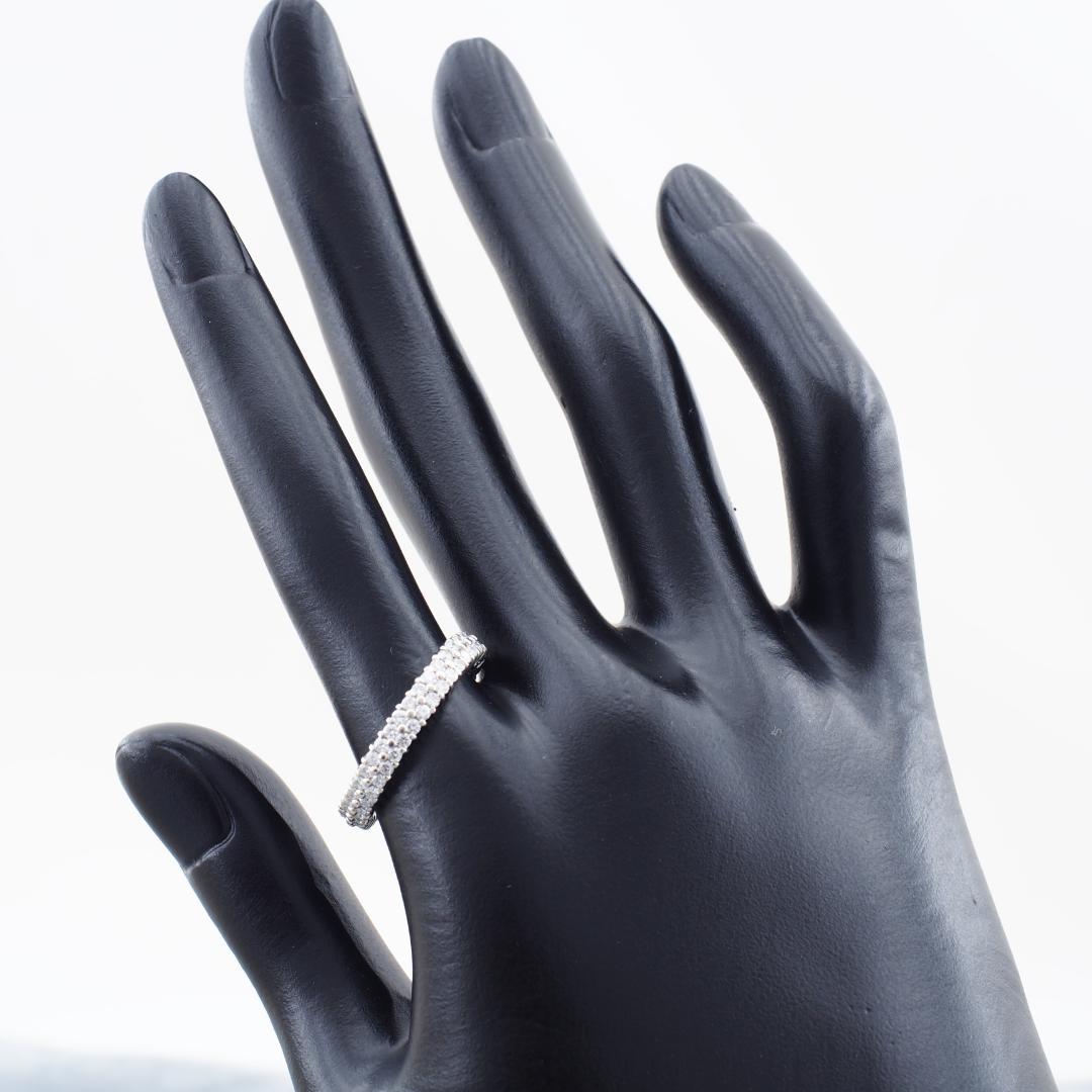 ミキモト リング ダイヤ 1.10ct フルエタニティ 16号 Pt950