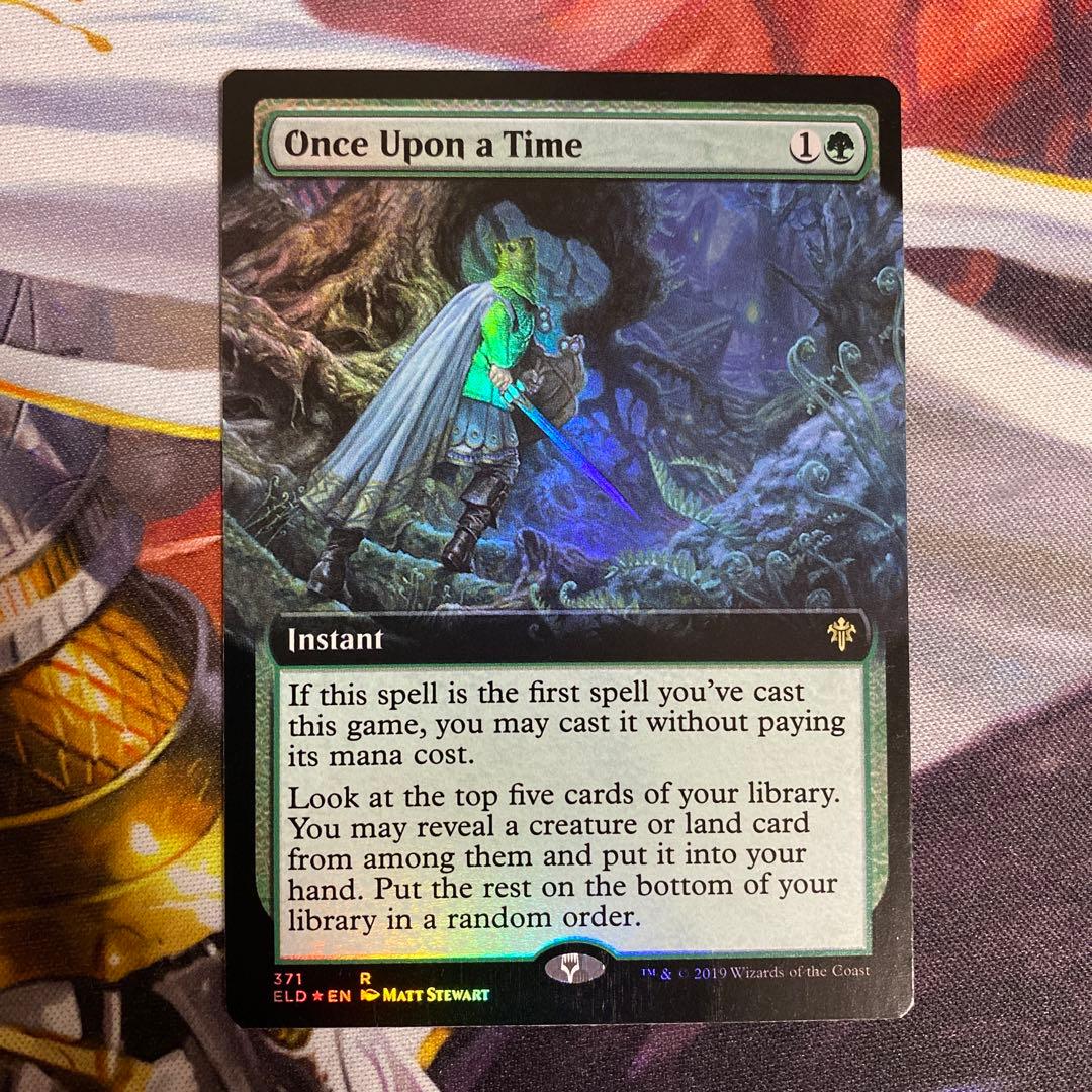 mtg むかしむかし フルアート foil 英語 拡張 フレームレス - メルカリ