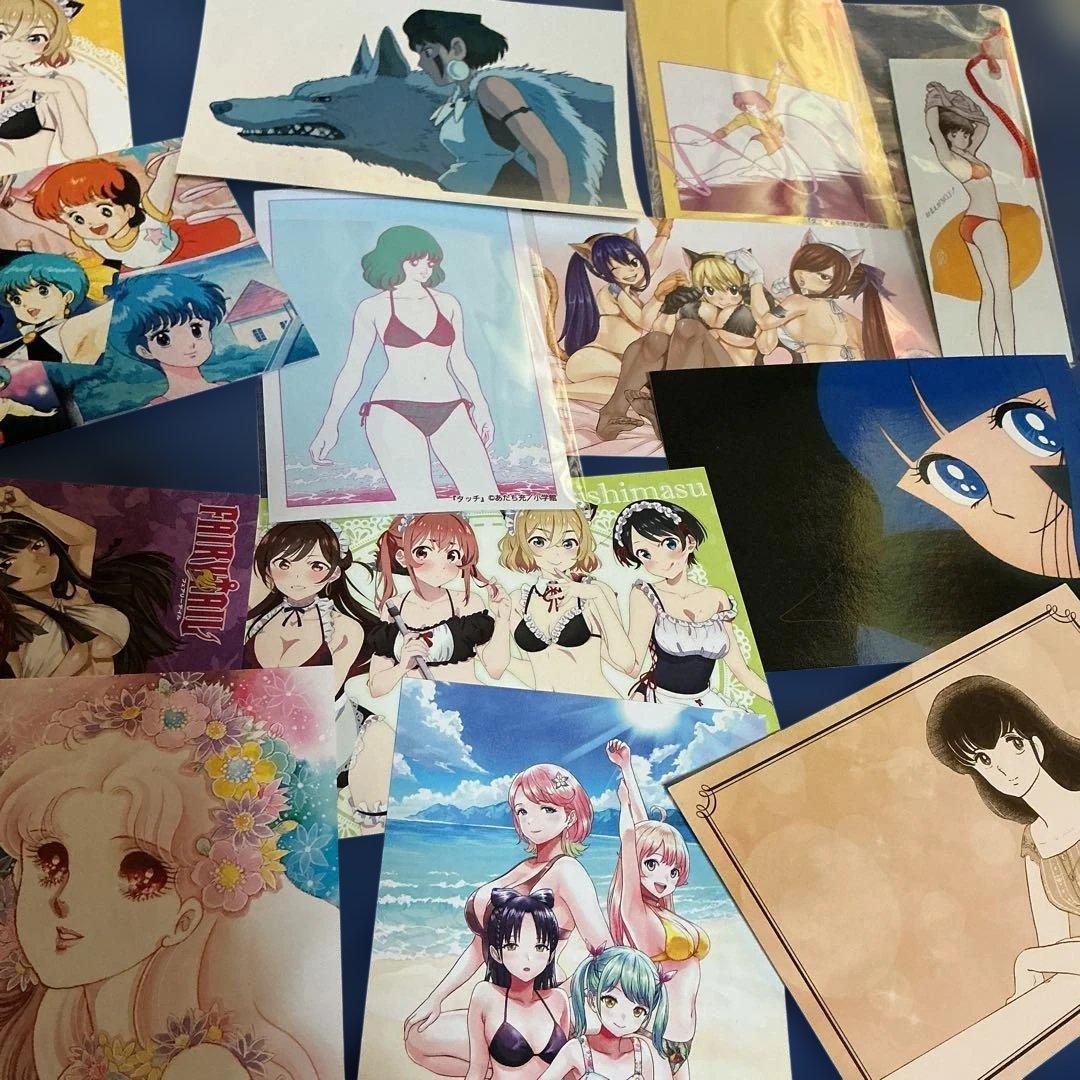 懐かしのレディ　ポストカード　栞 日常』トレーディングクリアしおり付ポストカードセット 全6種