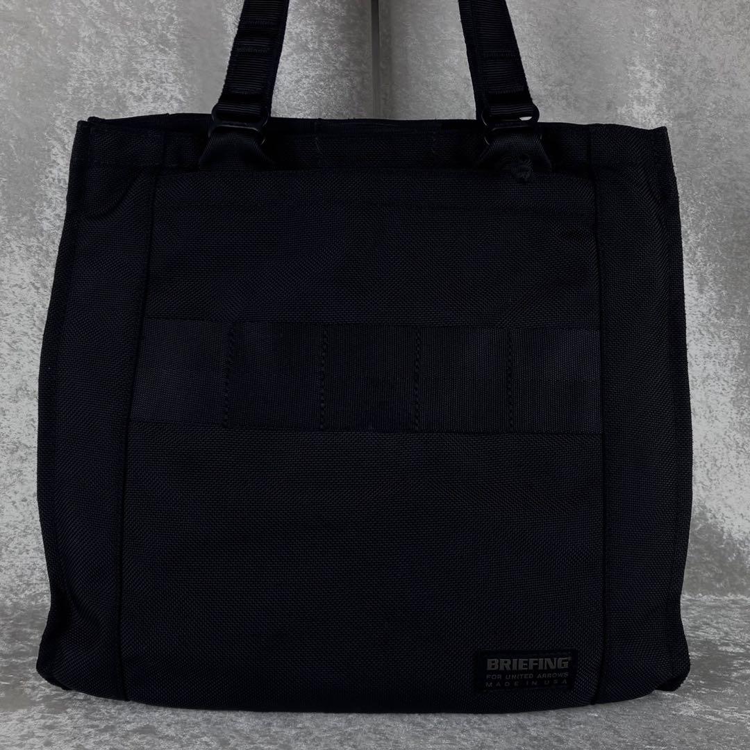 美品 ブリーフィング ユナイテッドアローズ別注 スクエアトート ブラック 肩かけ