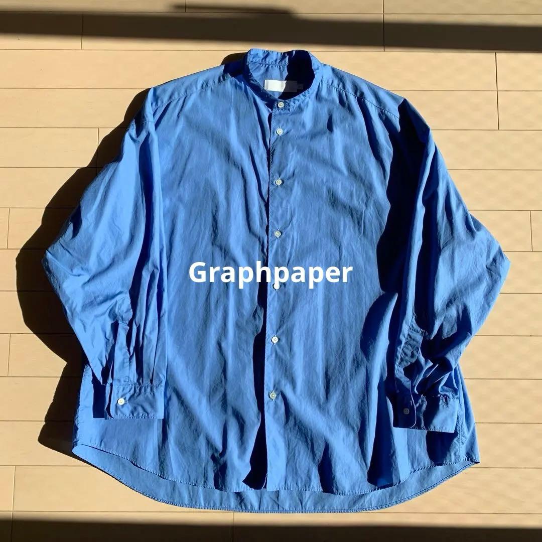 トップス Graphpaper Broad L/S OversizedBandCollar