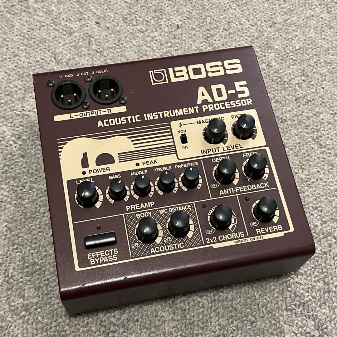 BOSS AD-5 アコースティックギタープロセッサー プリアンプ/DI
