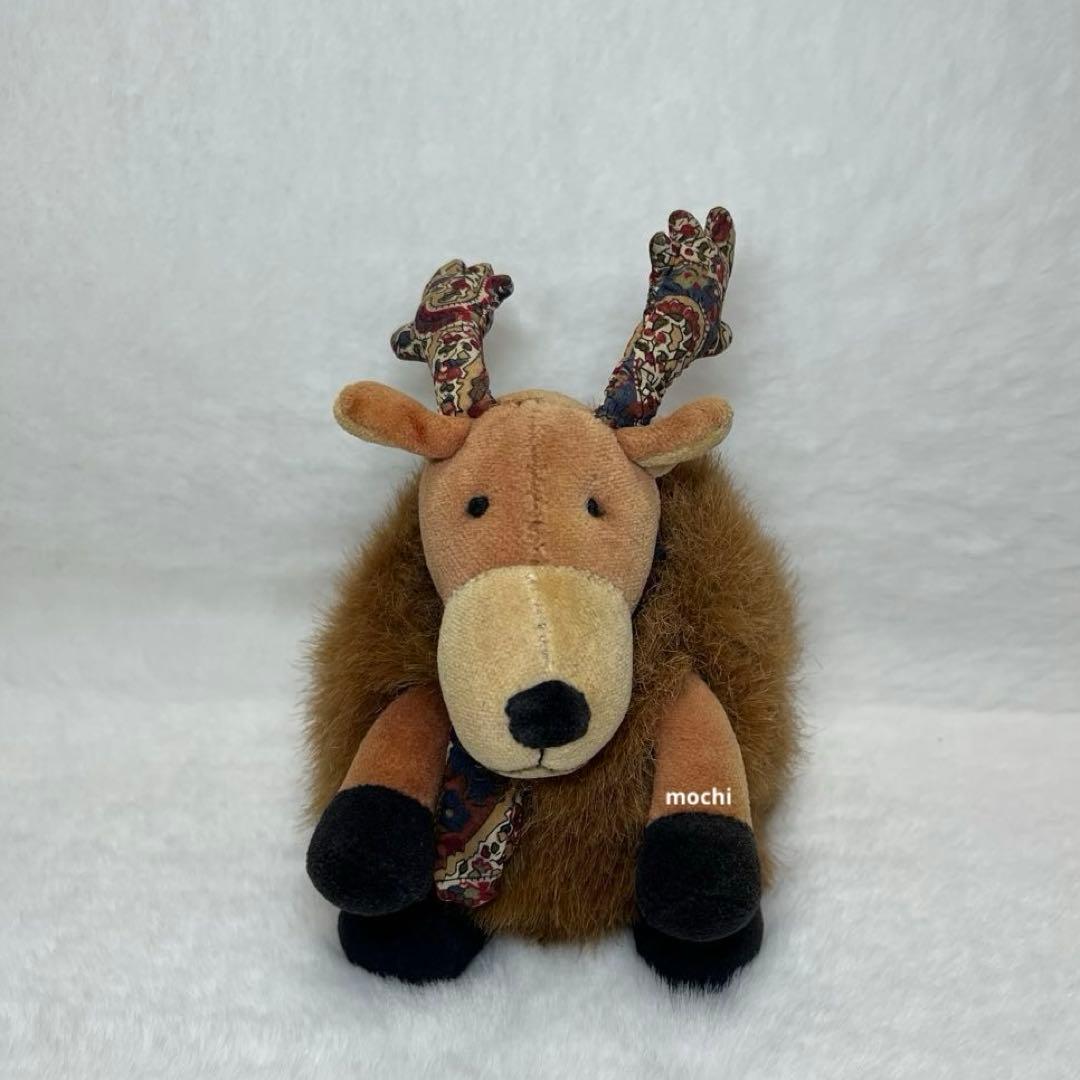 リバティ トナカイ クリスマス ぬいぐるみ　未使用タグなし