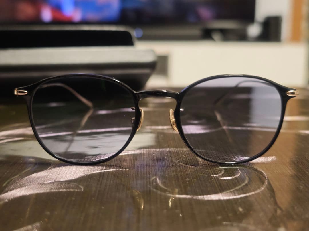 JINS ジンズ Combination Titanium ボストン メガネ