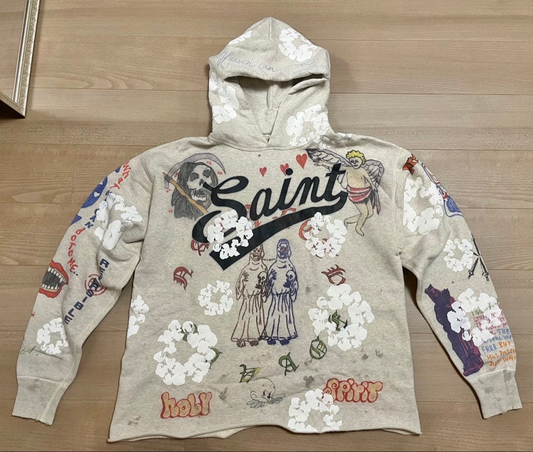 SAINT MICHAEL、セントマイケル、denim tears、フーディ