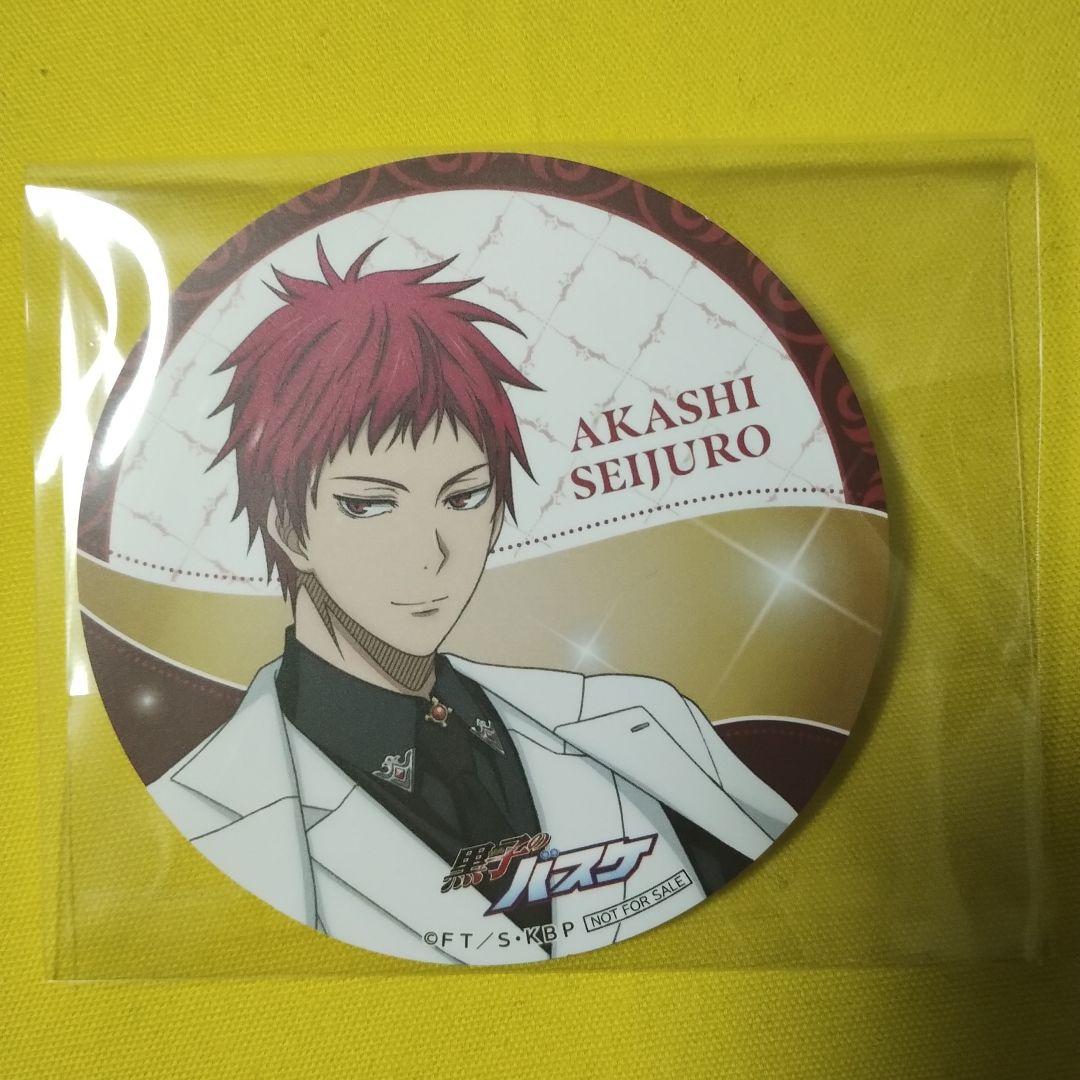 黒子のバスケ 赤司征十郎 缶バッジ ＆コースター 白スーツver. GIGO