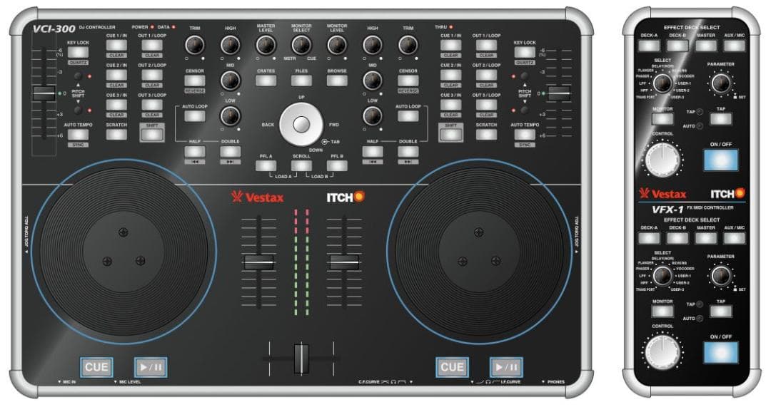 【動作確認済】Vestax VCI-300 + VFX-1