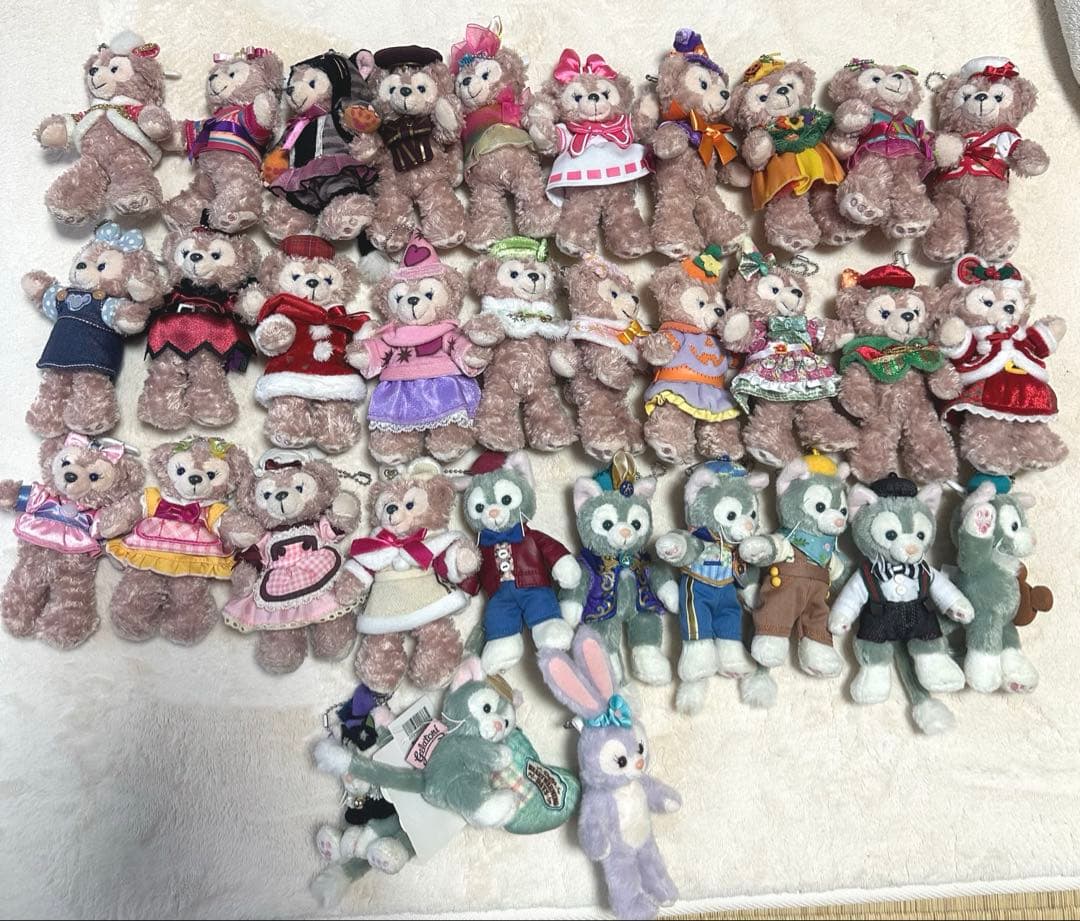 ゆい（同封✖️）ダッフィーアンドフレンズぬいぐるみバッチ　まとめ売り