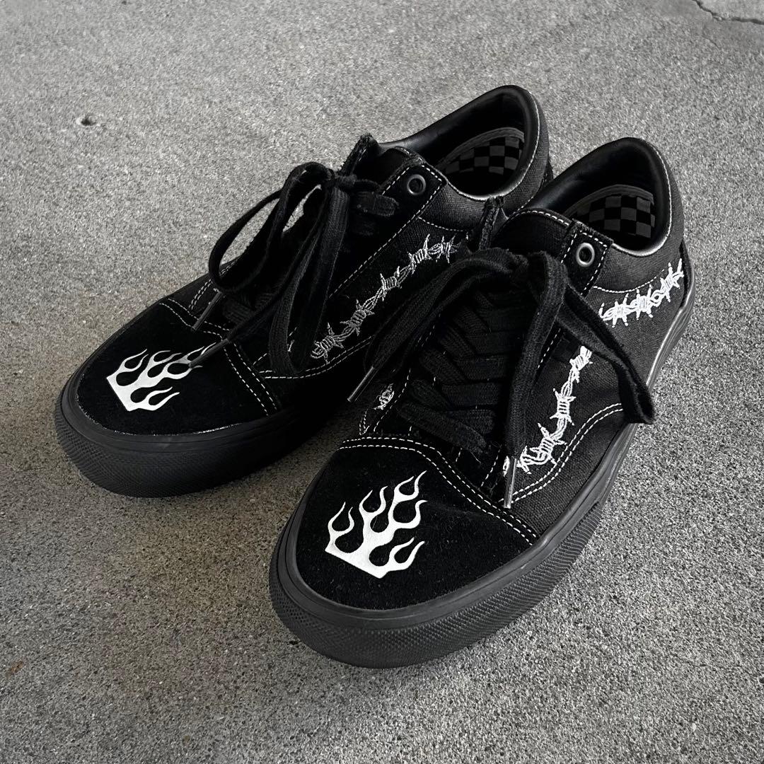 ×ELIJAH BERLE OLD SKOOL 有刺鉄線 ファイヤーマーク