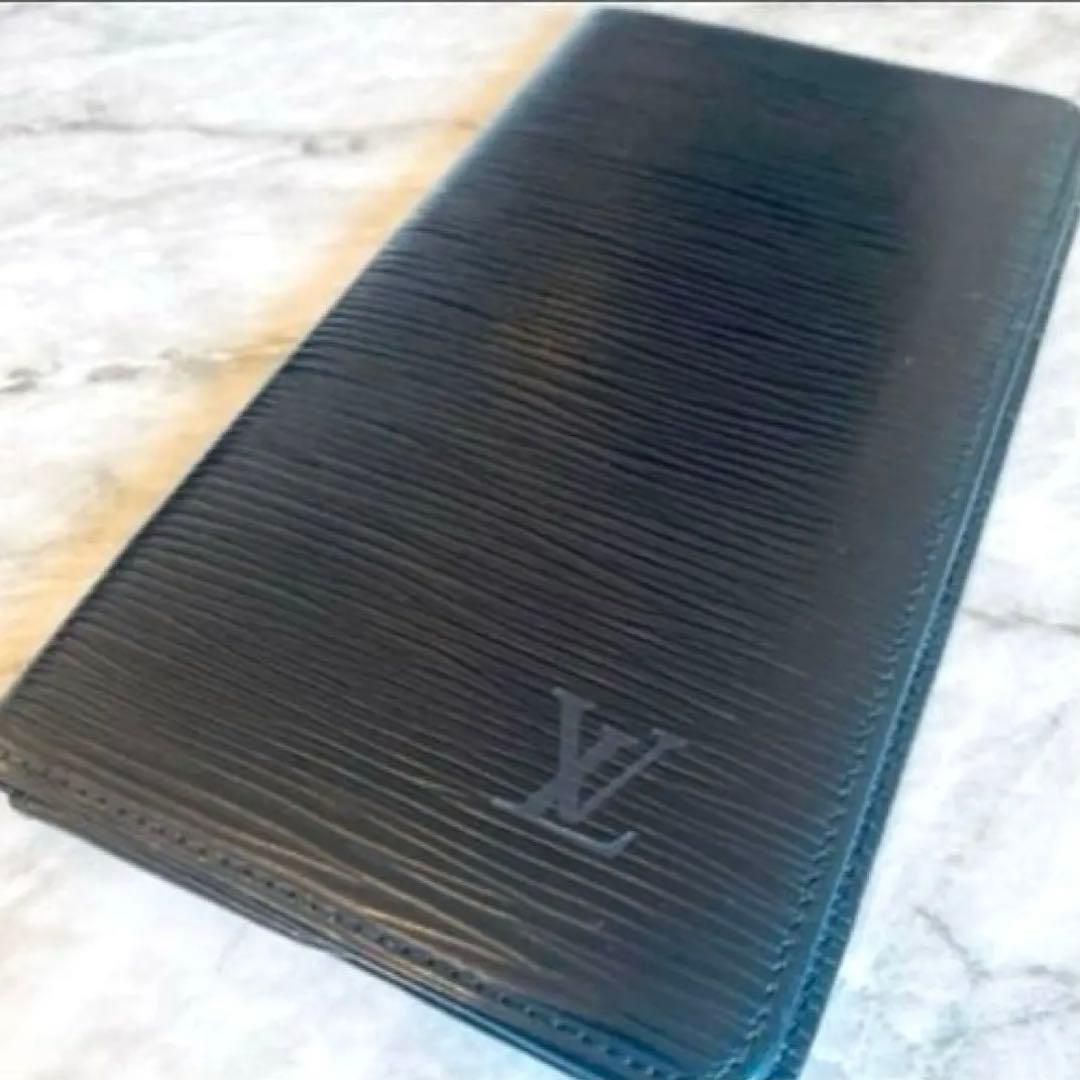 Louis Vuitton エピライン ブラック長財布　札入れ　金運　財運　開運
