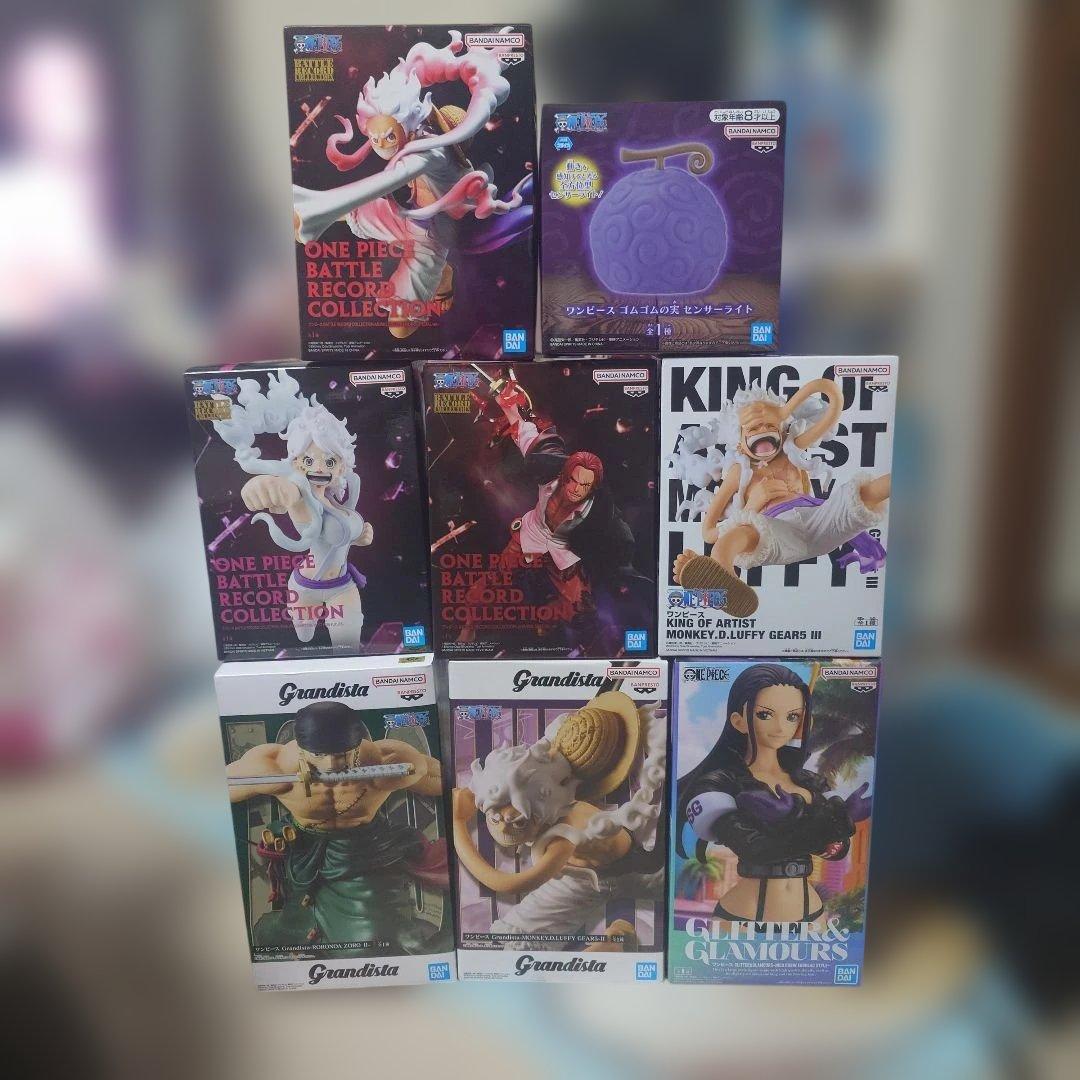 ONE PIECE フィギュア コレクション　8個セット ワンピース フィギュアセット 8体 - メルカリ