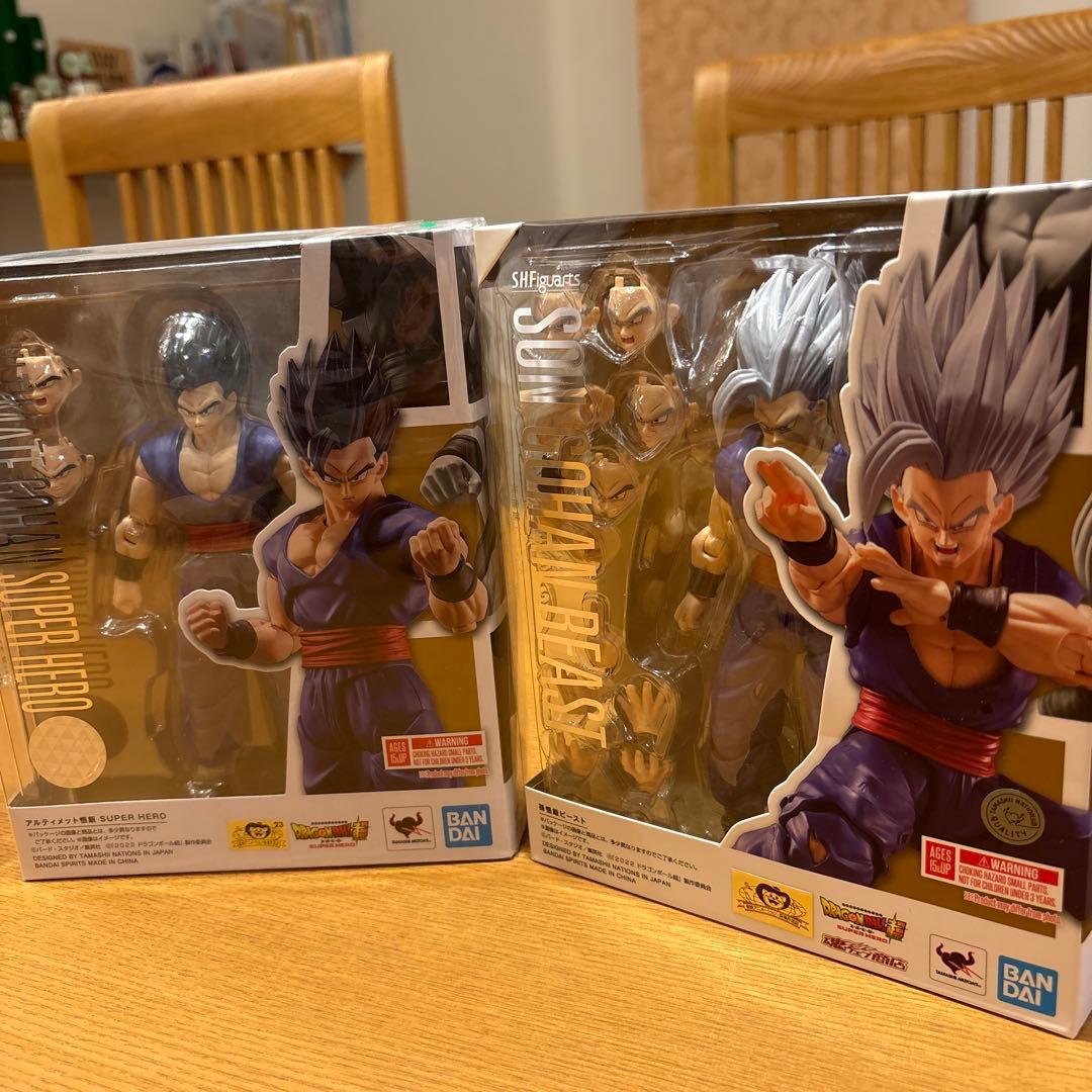 ドラゴンボール S.H.フィギュアーツ 孫悟飯 2種 新品未開封セット‼️