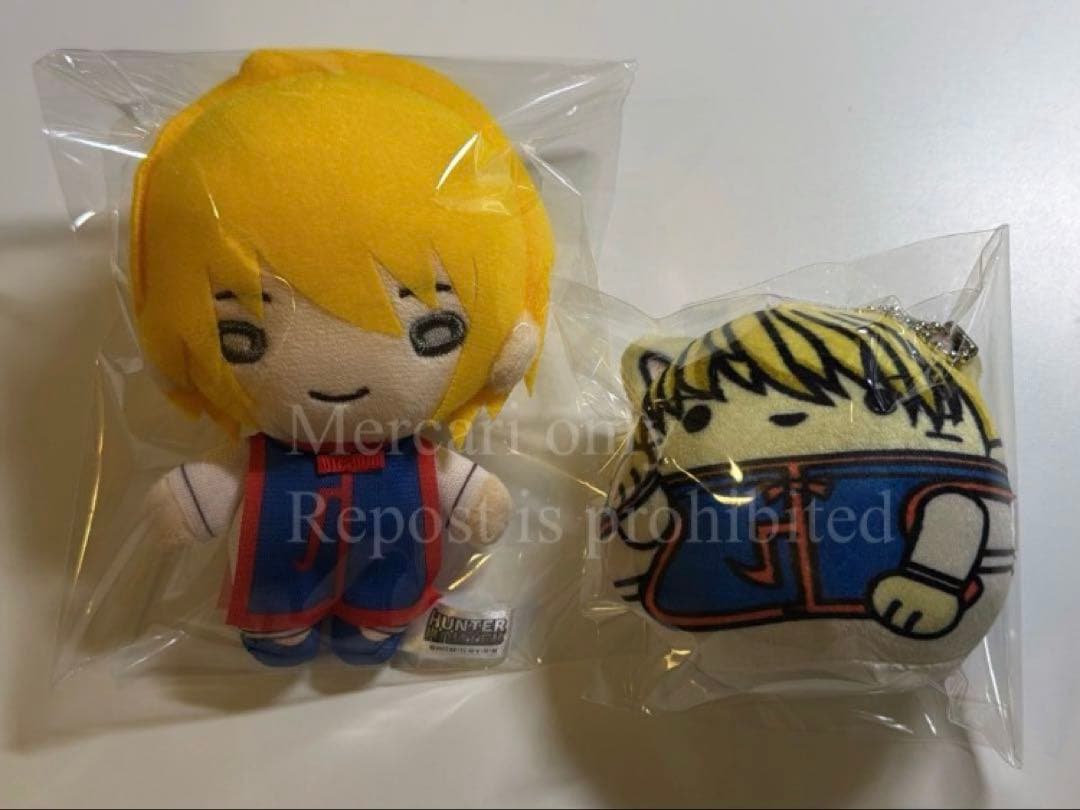 ハンターハンター クラピカ にとたん まねきもちねこ ぬいぐるみマスコット 2点 HUNTER×HUNTER TAPIOCA ハンター×ハンター タピオカ 中国限定